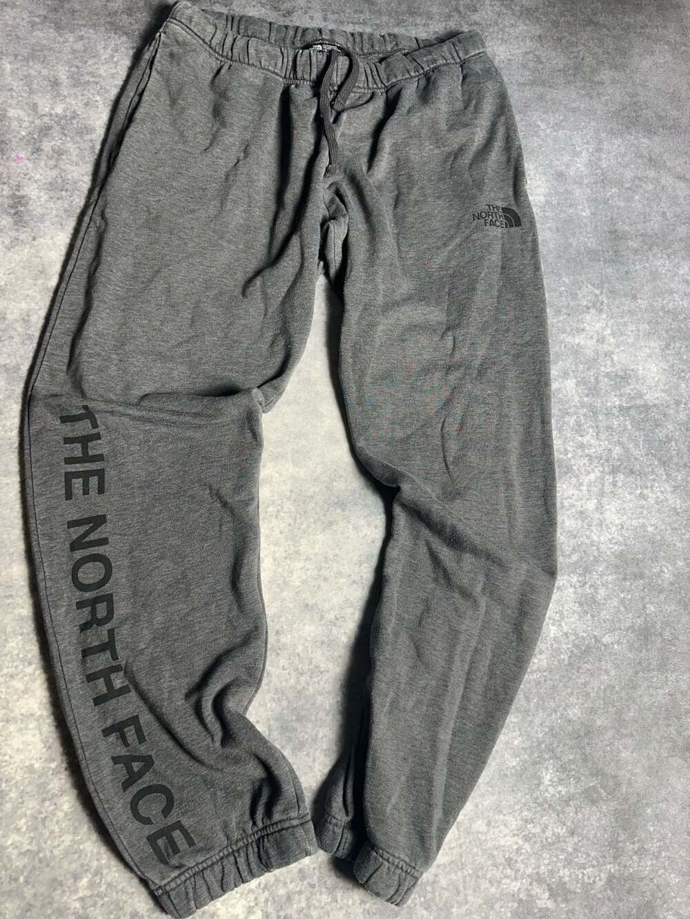 The North Face Dark Gray Logo Sweatpants Joggers Men's Size Large